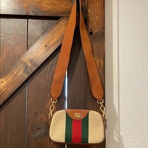 Gucci Canvas Messenger Bag